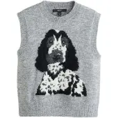 Next Jersey gris oscuro / gris moteado / negro / blanco