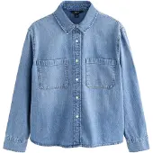 Next Blusa azul denim