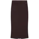 Armani Exchange para mujer. XW002633AF25935U6032 Falda tubo de punto entallada marrón (M), Casual, Poliamida, outlet