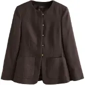 Next Blazer marrón oscuro