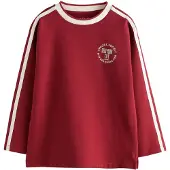 Next Camiseta borgoña / blanco