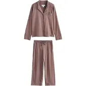 Next Pijama marrón moteado