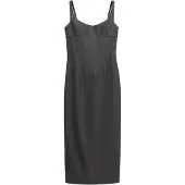 Mango Vestido 'MILLET' gris oscuro