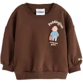Next Sudadera 'Paddington Bear' azul claro / marrón oscuro / rosa / blanco