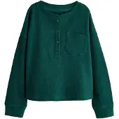 Next Camiseta verde oscuro