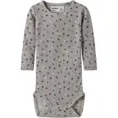 Name it Pijama entero/body 'NBMWOMI' ópalo / marrón oscuro / gris