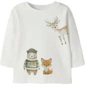 Name it Camiseta 'NBMOLEKRIS' marrón / caramelo / pino / offwhite