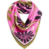 Next Pañuelo navy / caqui / rosa / blanco