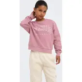 ONLY GIRLS Sudadera 'KOGSWEAT' altrosa / blanco
