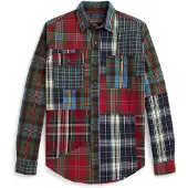 Ralph Lauren Camisa azul oscuro / verde oscuro / rojo oscuro / blanco