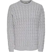 Only & Sons Jersey 'ONSKicher' gris moteado