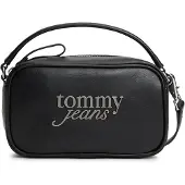 Tommy Hilfiger Bolso de hombro 'BOLD' negro / plata