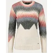 KOROSHI Jersey crema / piedra / rojo vivo