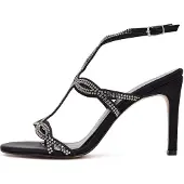 Derimod Sandalias con hebilla negro / plata
