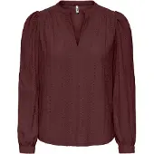 ONLY Blusa 'ONLMINNA' marrón castaño