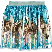 Next Falda azul oscuro / marrón / rosa
