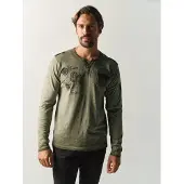 KOROSHI Camiseta caqui