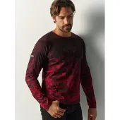 KOROSHI Camiseta rojo / rojo oscuro / negro