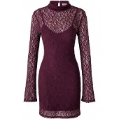 MYLAVIE by Sarah Harrison Vestido burdeos