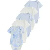Next Pijama entero/body azul claro / blanco