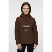 Napapijri Chaqueta funcional 'Rainforest' marrón oscuro / miel