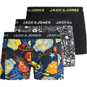 Jack & Jones Junior Calzoncillo 'Sugar' navy / amarillo / negro / blanco