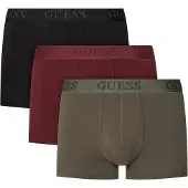 GUESS Calzoncillo boxer color barro / burdeos / negro
