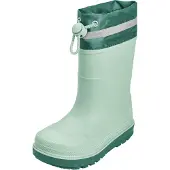 Playshoes Botas de lluvia menta / pino / blanco