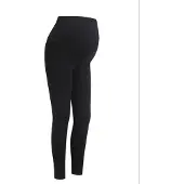 Cfab Leggings 'Seamless Umstandsleggings mit hohem Bund' negro