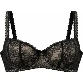 MILENKA Sujetador 'Balconette bra' negro