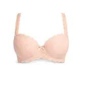 MILENKA Sujetador 'balconette bra beige' salmón