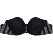 MILENKA Top de bikini '- bikini top - black metallic' negro