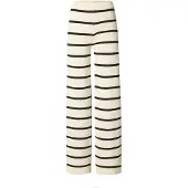 Estelou Pantalón beige / negro