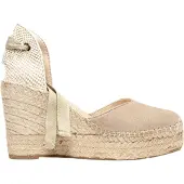 Alhamas Sandalias 'Alpargata Cuña' beige
