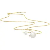 Vanlere Cadena 'Halskette aus 585 Gelbgold mit Perle' oro