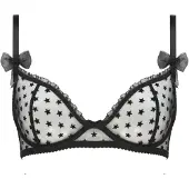 WHITE RVBBIT Sujetador negro