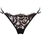 WHITE RVBBIT Tanga 'Queen Of Time' negro