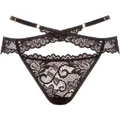 WHITE RVBBIT Tanga 'Messy Love' negro
