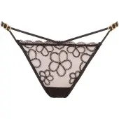 WHITE RVBBIT Tanga negro