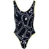 Kalaia Traje de baño 'Racer Back Reversible Swimsuit' negro