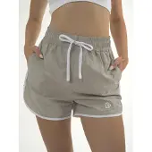 DRILLS Apparel Pantalón deportivo 'RACQUET Shorts' beige