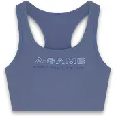 A-Game Sujetador deportivo azul / blanco