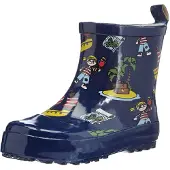 Playshoes Botas de lluvia azul oscuro / marrón / amarillo / rojo