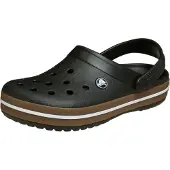 Crocs Zuecos marrón claro / negro / blanco