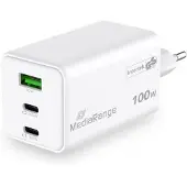 MediaRange Cargador De Pared Usb-a Y Usb-c 100w