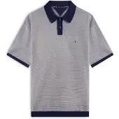 Tommy Hilfiger Jersey ecru / azul oscuro