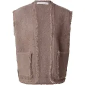 Rino & Pelle Chaleco de punto 'Vita' taupe