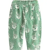 Next Pantalón verde / blanco