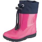 Beck Botas de lluvia azul oscuro / rosa