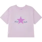 Converse Camiseta azul / rosa / rosa / blanco